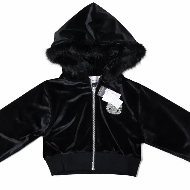[BUNJANG] WEGO Kitty Velvet Training Set / 키티 벨벳 트레이닝복 세트 (WEGO 일본 정품 새상품)