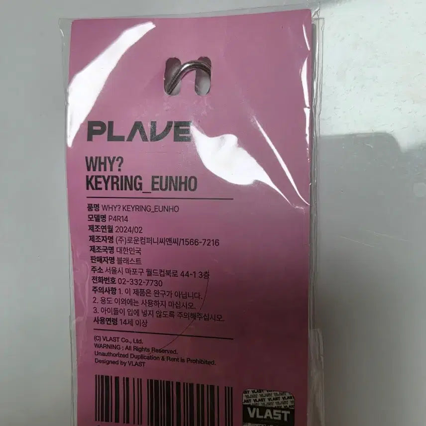 [BUNJANG] PLAVE Eunho Why Why Why Keyring (Sealed) / 플레이브 삼왜키링 은호 미개봉 왜요왜요왜요