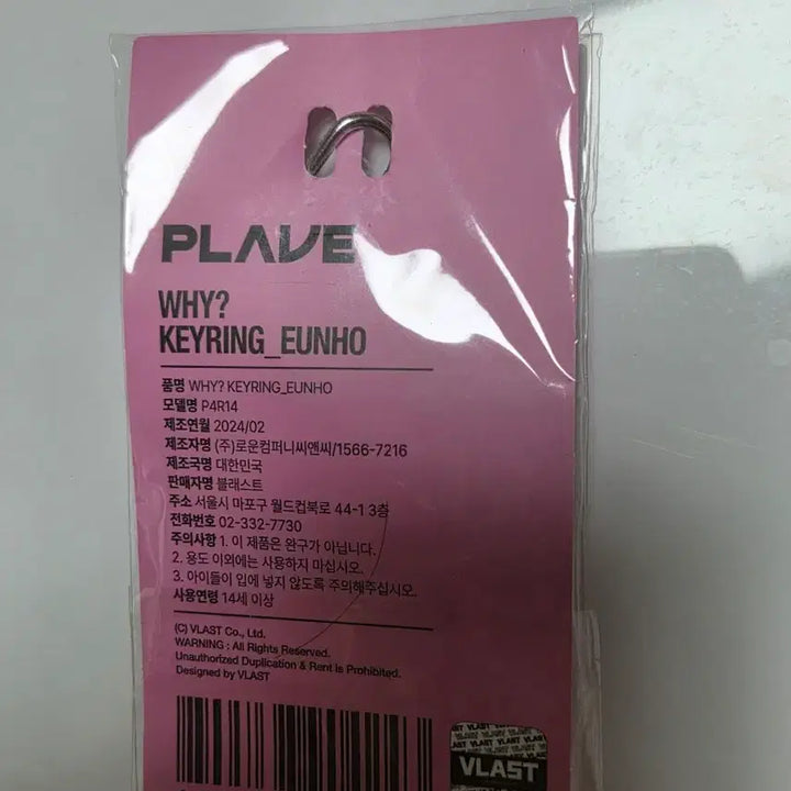 [BUNJANG] PLAVE Eunho Why Why Why Keyring (Sealed) / 플레이브 삼왜키링 은호 미개봉 왜요왜요왜요