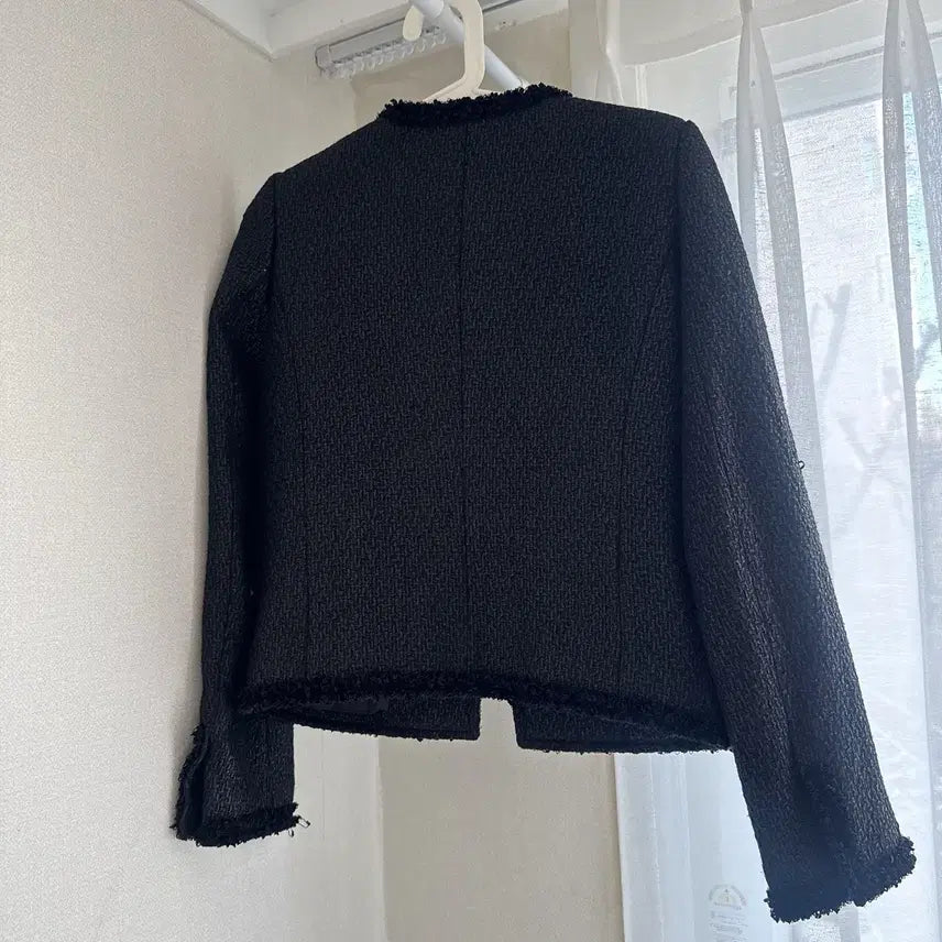 [BUNJANG] MIXXO Black Tweed Jacket / [MIXXO] 미쏘 블랙 트위드 자켓 상태최상 하객룩 미팅룩 믹쏘