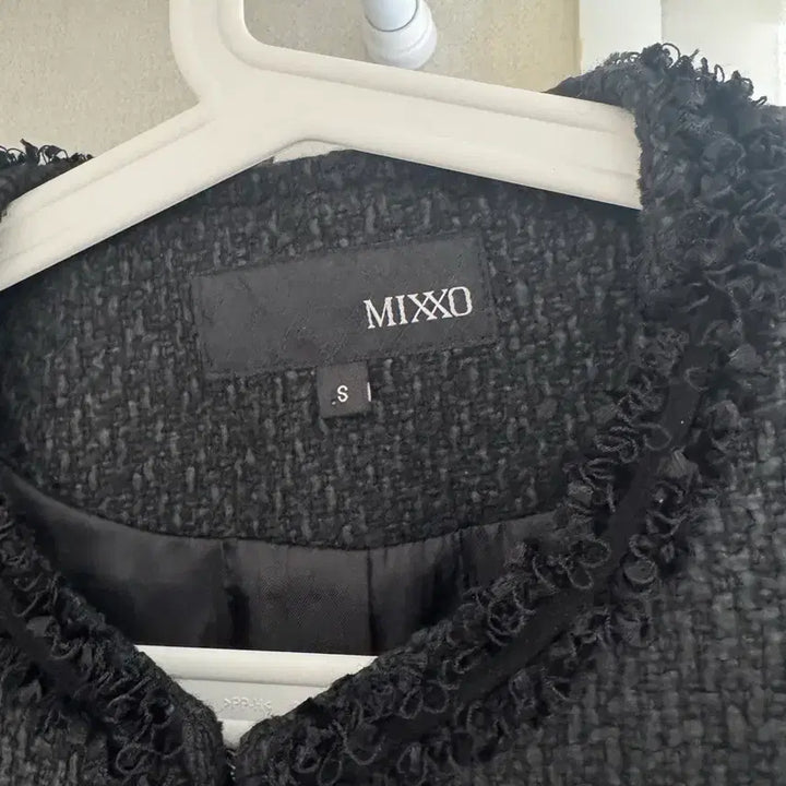 [BUNJANG] MIXXO Black Tweed Jacket / [MIXXO] 미쏘 블랙 트위드 자켓 상태최상 하객룩 미팅룩 믹쏘