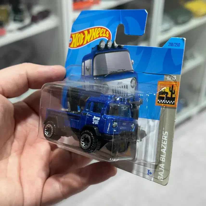 [BUNJANG] Hot Wheels 1957 Jeep FC Blue Short Card / 1:64 핫휠 지프 FC 1957 블루 숏카드