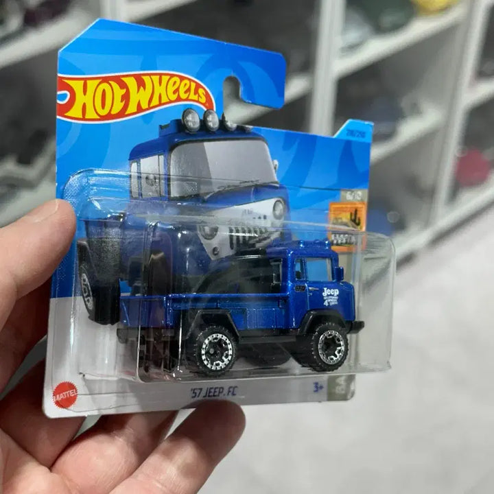 [BUNJANG] Hot Wheels 1957 Jeep FC Blue Short Card / 1:64 핫휠 지프 FC 1957 블루 숏카드