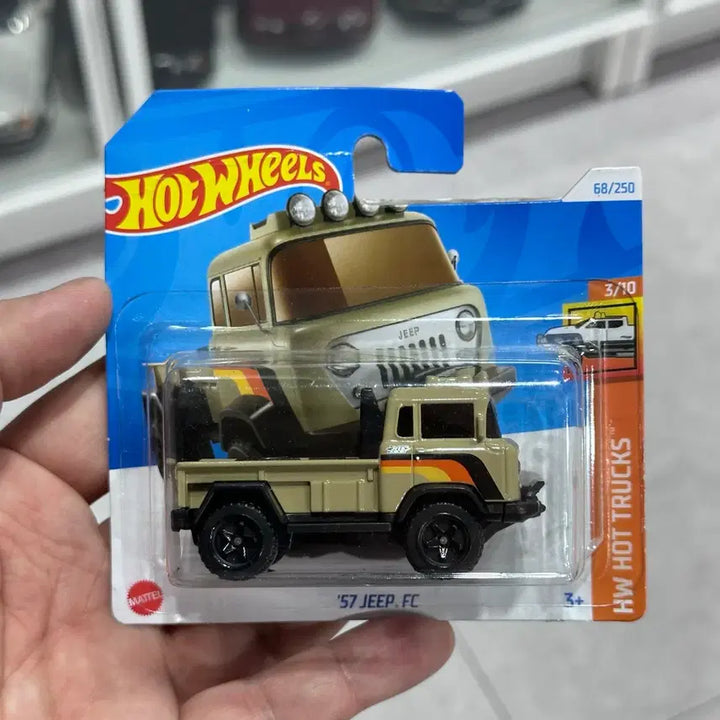 [BUNJANG] Hot Wheels 1957 Jeep FC Beige 1:64 Scale Diecast Model / 1:64 핫휠 지프 FC 1957 베이지 숏카드