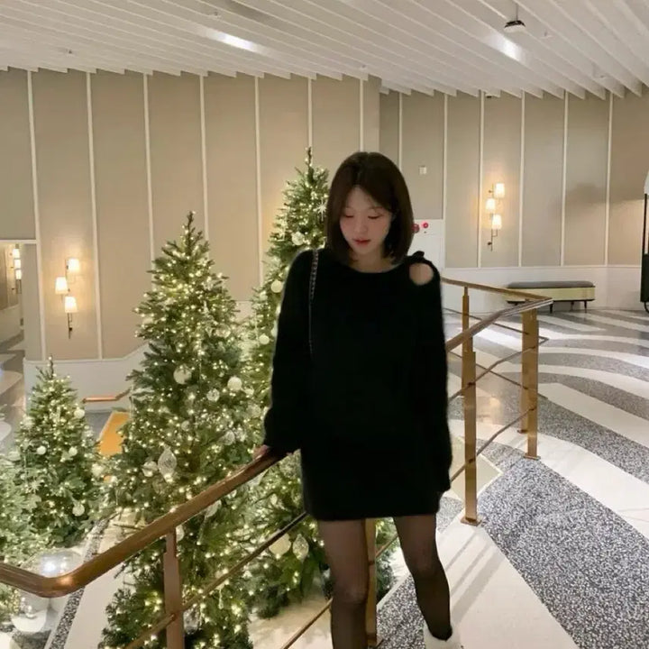 [BUNJANG] Sobber Shop Angora Dress / 소버샵 앙고라 원피스