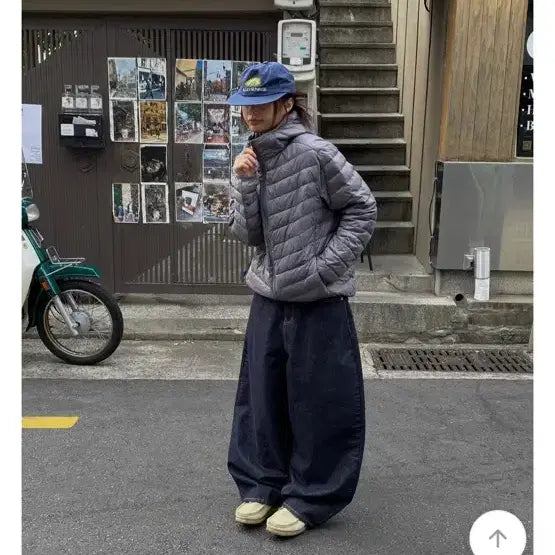 [BUNJANG] Moonz Non-Fade Week Balloon Denim Pants / 문즈 논페이드 위크 벌룬 데님 팬츠