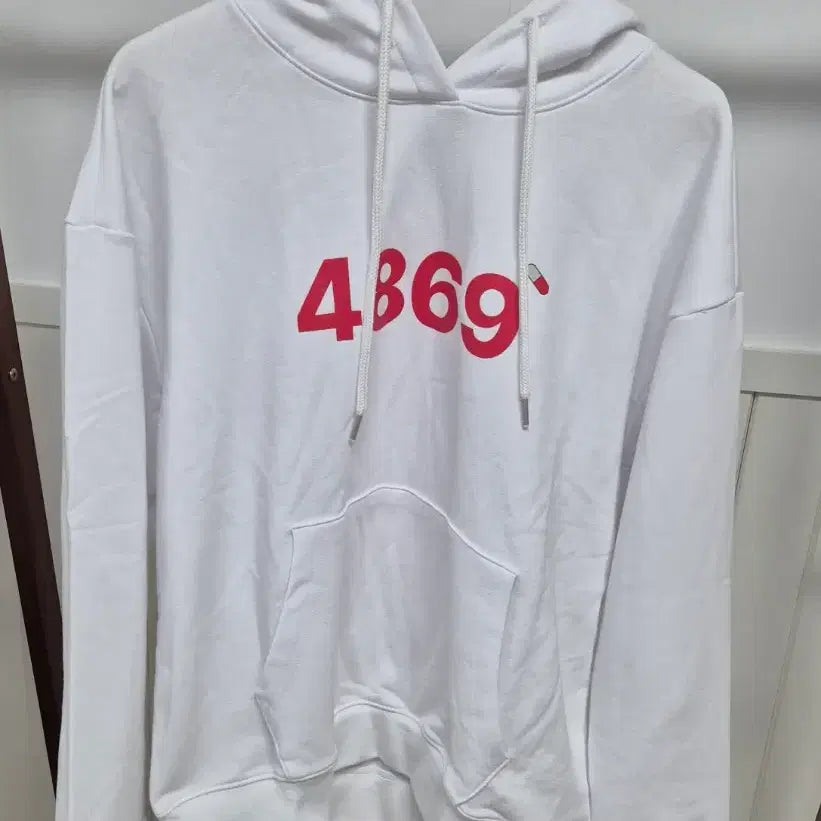 [BUNJANG] 4869 Unisex Hoodie (Free Size) / 4869후드티 새상품 (남녀공용)
