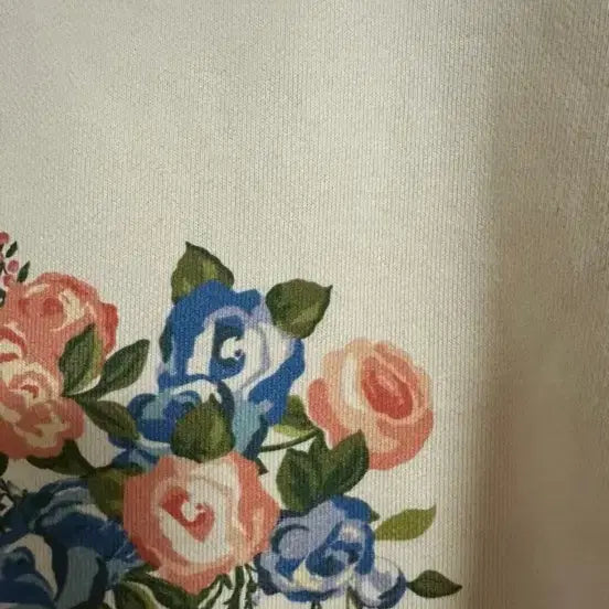 [BUNJANG] Rose Print Sweatshirt / 새상품 장미프린팅 맨투맨
