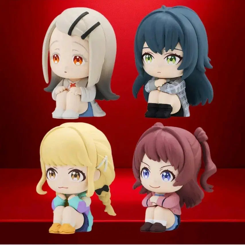 [BUNJANG] Bandai Gakuen Idolmaster Machiboke Figure 4-Set / 학원 아이돌마스터 마치보케 피규어 4종풀셋(새상품)