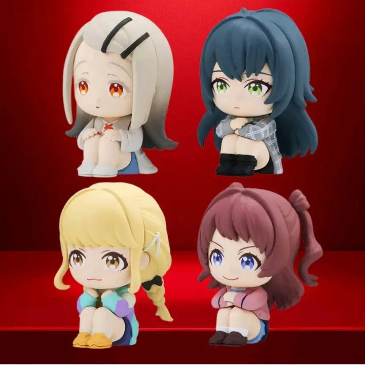 [BUNJANG] Bandai Gakuen Idolmaster Machiboke Figure 4-Set / 학원 아이돌마스터 마치보케 피규어 4종풀셋(새상품)