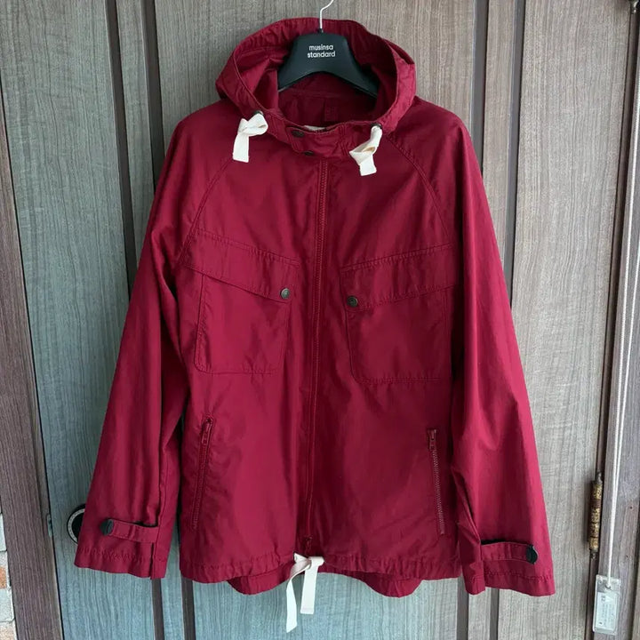 [BUNJANG] Eastlogue Hooded Jacket Burgundy Red / (M)이스트로그 후드 자켓 버건디 레드