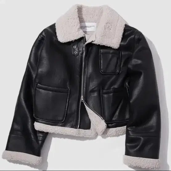 [BUNJANG] Solid Mutton Fleece Leather Mustang Jacket / 택포) 솔리드 무톤 플리스 양털 레더 무스탕 자켓