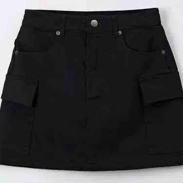 [BUNJANG] SPAO Cargo Mini Skirt Black L / 새상품 스파오 카고 미니 스커트, 블랙, L