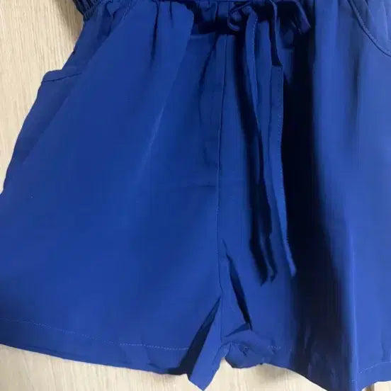 [BUNJANG] Chiffon Jumpsuit Cobalt Blue / 새상품 쉬폰 점프수트 55-66추천