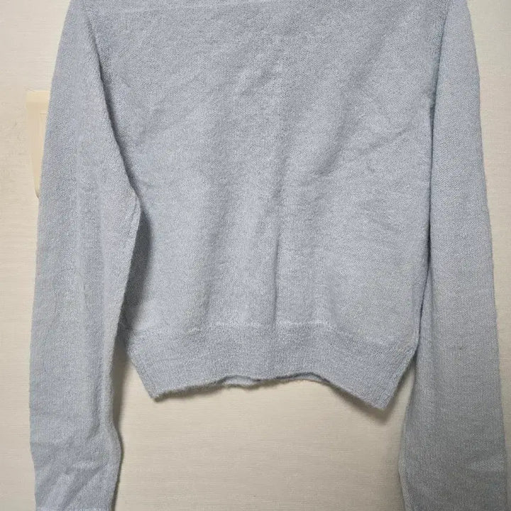 [BUNJANG] Understand Alpaca Cardigan Sky Blue / 언더스탠 알파카 가디건 스카이블루