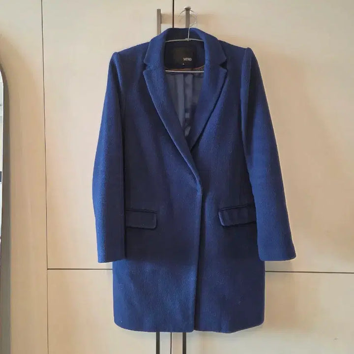 [BUNJANG] Mixxo Blue Coat / 미쏘 mixxo 쿨톤 찰떡 블루 코트 정장 얼굴이 환해져요