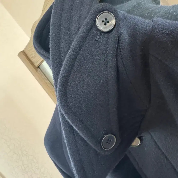[BUNJANG] Another Office Voyager Balmacaan Coat Dark Navy 2 / 어나더오피스 보이저 발마칸 코트 다크 네이비 2