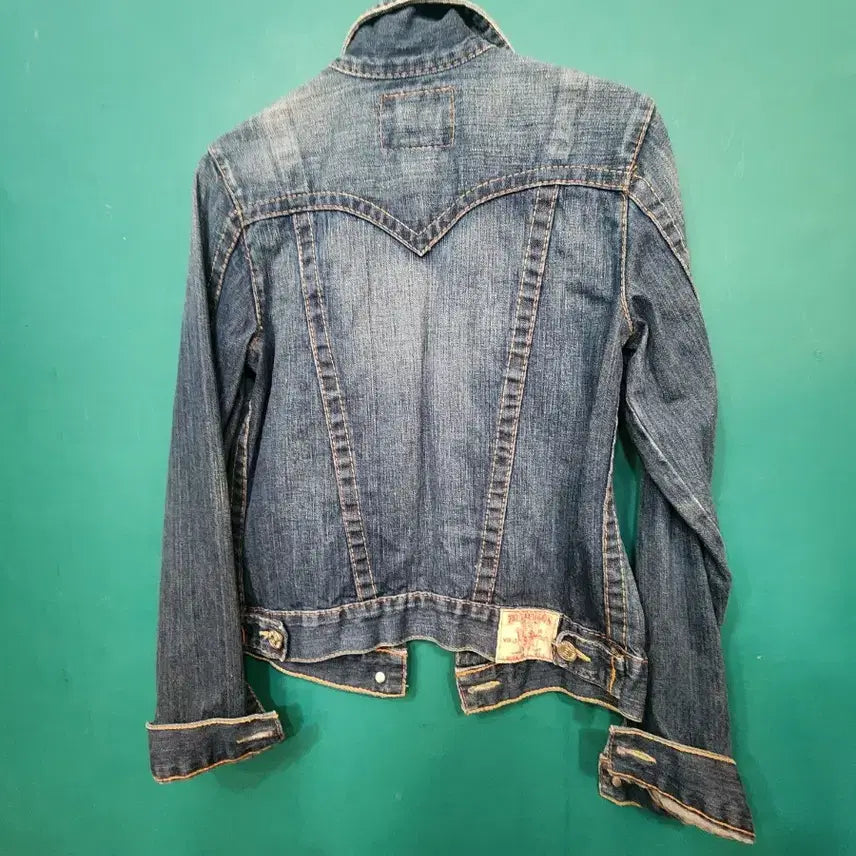 [BUNJANG] True Religion Y2K Slim Fit Denim Jacket / 트루릴리젼 여성 y2k슬림핏 데님 청 자켓