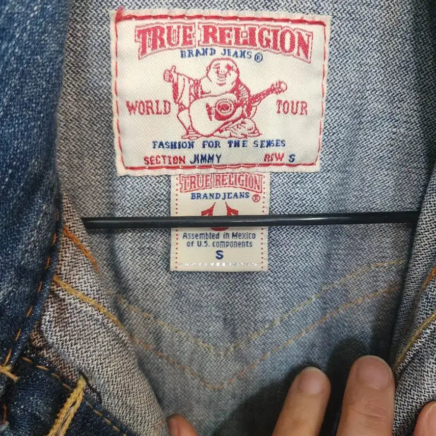 [BUNJANG] True Religion Y2K Slim Fit Denim Jacket / 트루릴리젼 여성 y2k슬림핏 데님 청 자켓
