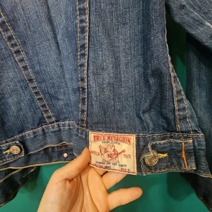 [BUNJANG] True Religion Y2K Slim Fit Denim Jacket / 트루릴리젼 여성 y2k슬림핏 데님 청 자켓