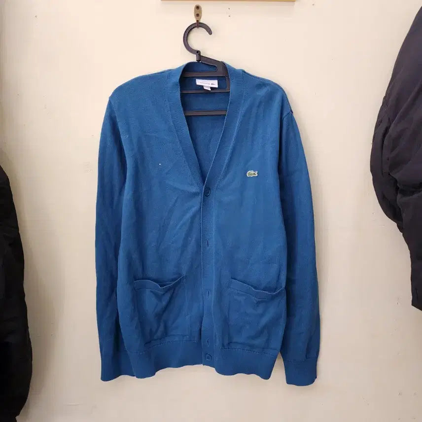 [BUNJANG] Lacoste Cotton Cardigan / [ M ] 라코스테 코튼 가디건