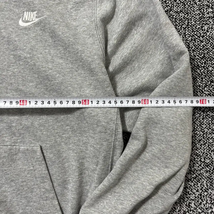 [SOLD OUT] 빈티지9. 나이키 스포츠클럽 베이직 후드집업 후드 후디 그레이 스웻 셔츠