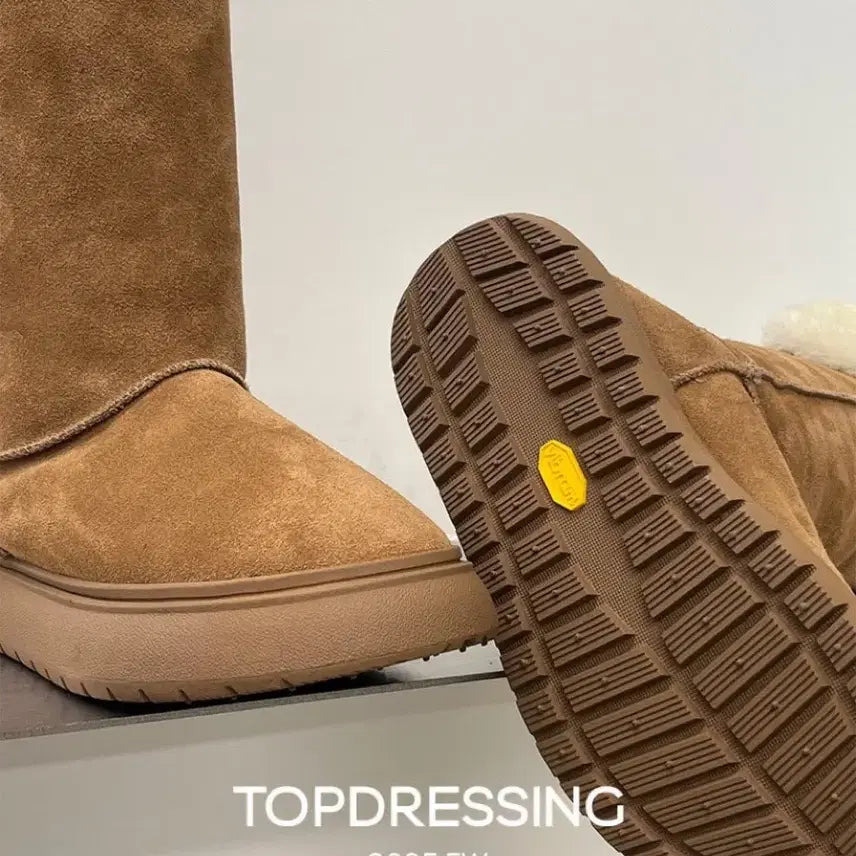 [BUNJANG] Topdressing Buckle Knee High UGG Boots / [거의 새것] 탑드레싱 버클 니하이 어그 부츠