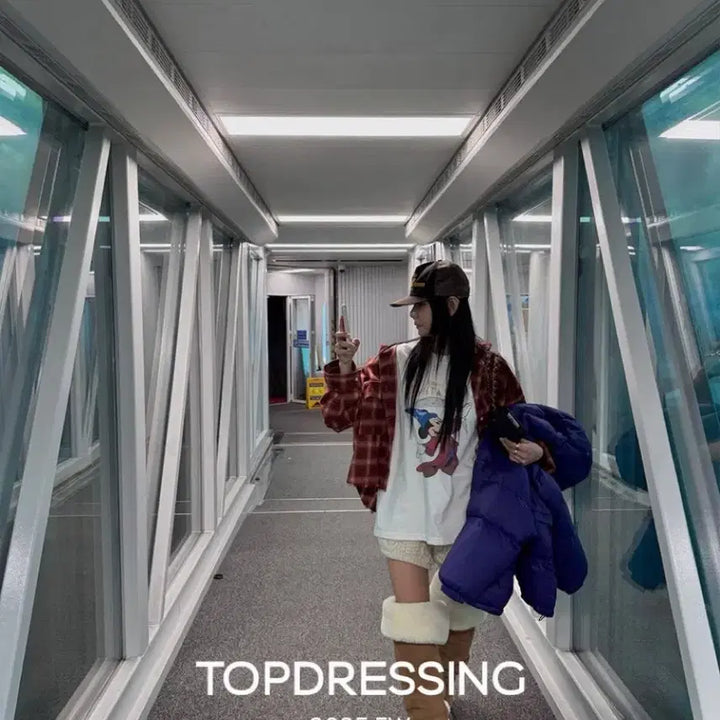 [BUNJANG] Topdressing Buckle Knee High UGG Boots / [거의 새것] 탑드레싱 버클 니하이 어그 부츠