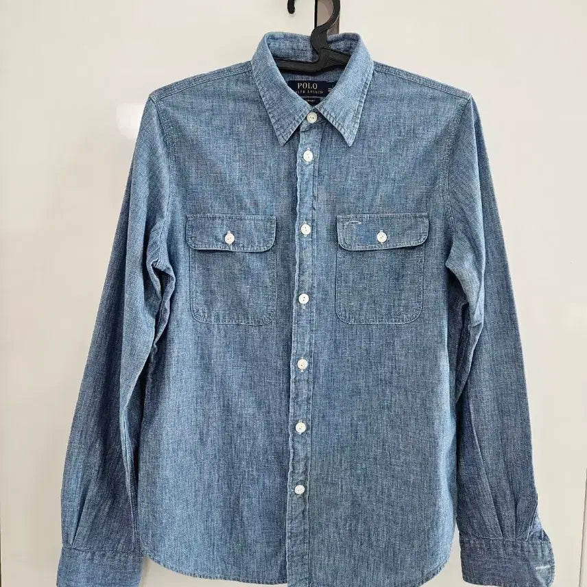 [BUNJANG] Polo Denim Shirt (Custom Fit) - L / 폴로 데님셔츠. L(커스텀핏)
