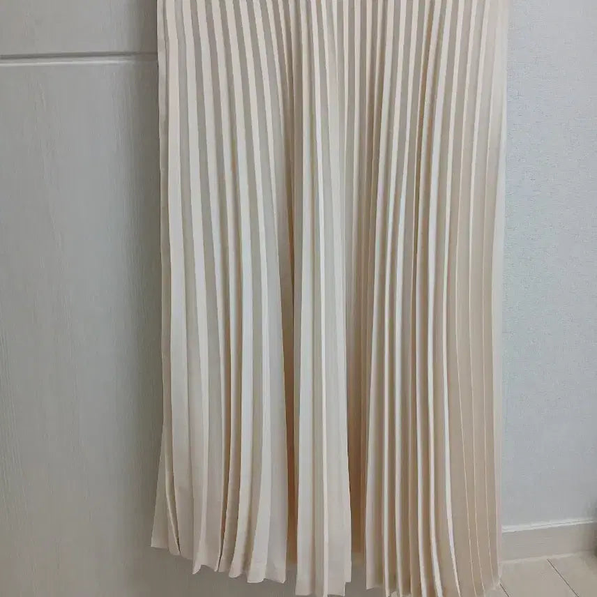 [BUNJANG] Blancshow Pleated Skirt Ivory (Size M) / 블랑쇼 주름 스커트 m 아이보리