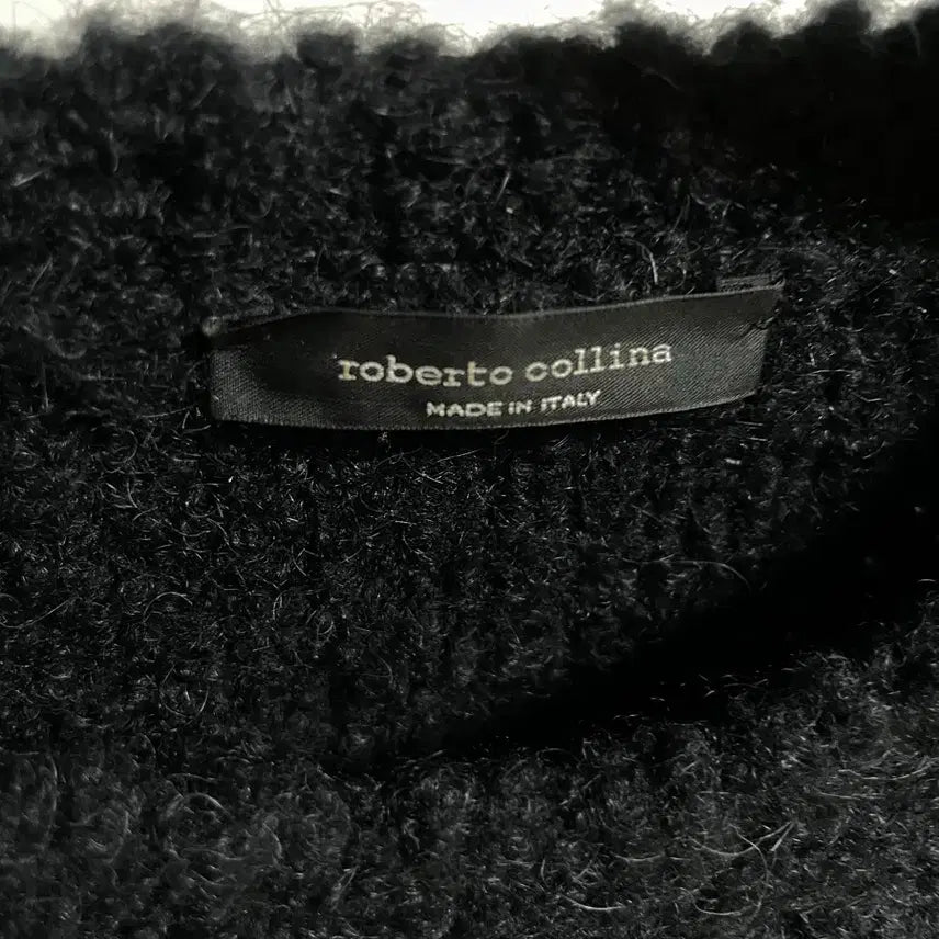 [BUNJANG] Roberto Collina Black Bouclé Knit / Roberto collina 로베르토 콜리나 블랙 부클 니트