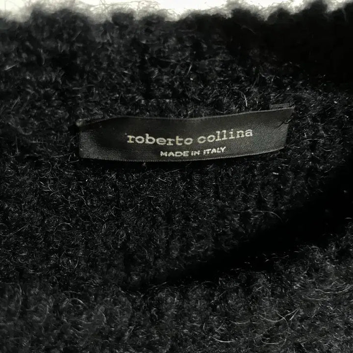 [BUNJANG] Roberto Collina Black Bouclé Knit / Roberto collina 로베르토 콜리나 블랙 부클 니트