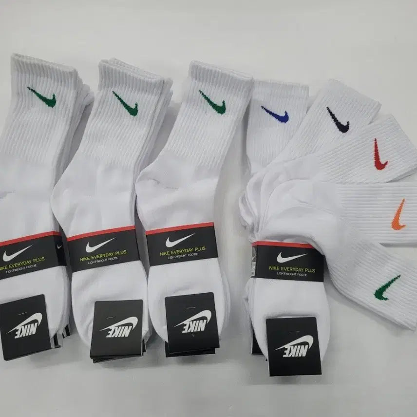 [BUNJANG] Nike Swoosh Socks (20 Pairs) / (무료배송) 나이키 스우시 양말 20켤레