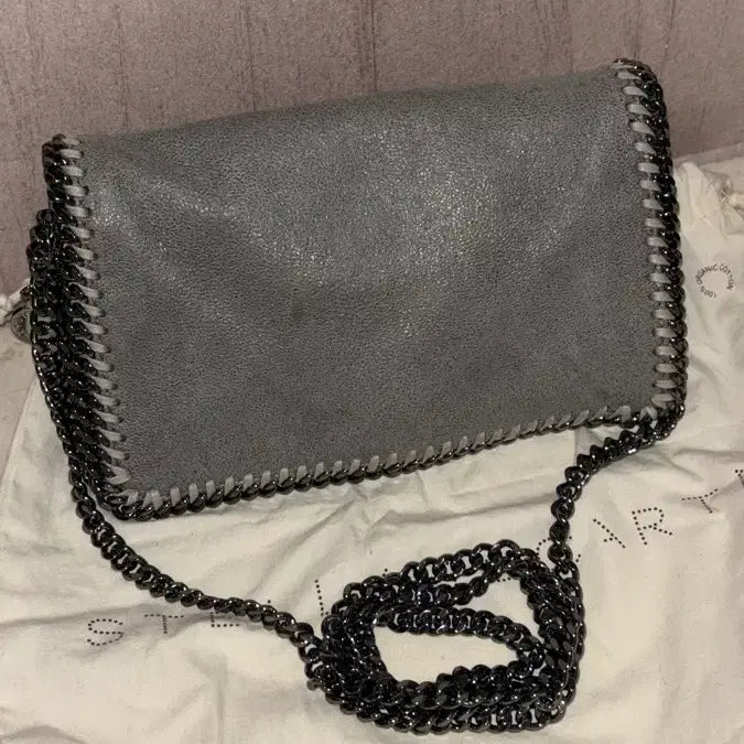 [BUNJANG] Stella McCartney Chain Shoulder Bag Gray / 스텔라 맥카트니 체인 숄더백 그레이