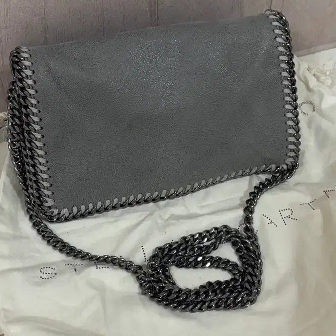 [BUNJANG] Stella McCartney Chain Shoulder Bag Gray / 스텔라 맥카트니 체인 숄더백 그레이