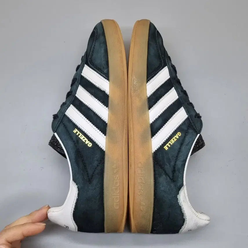 [BUNJANG] Adidas Gazelle Indoor Black Sneakers 240 / 아디다스 가젤 인도어 블랙 스니커즈240