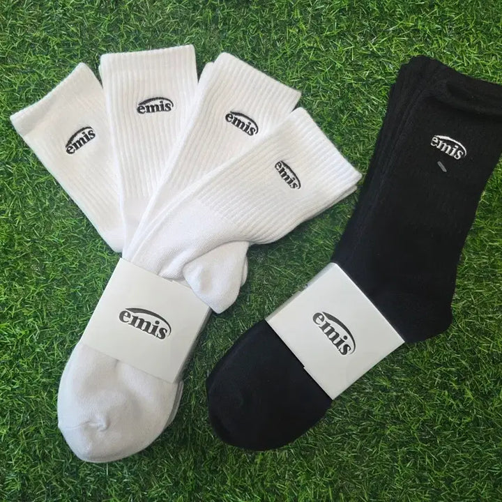 [BUNJANG] EAMES Embroidered Socks Set / 이미스 4계절 양말