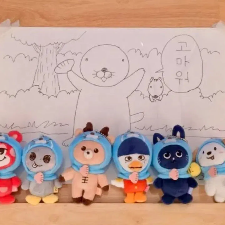 [SOLD OUT] 보노보노 X 라이즈 키링 (12cm) 똘병이 / 소희