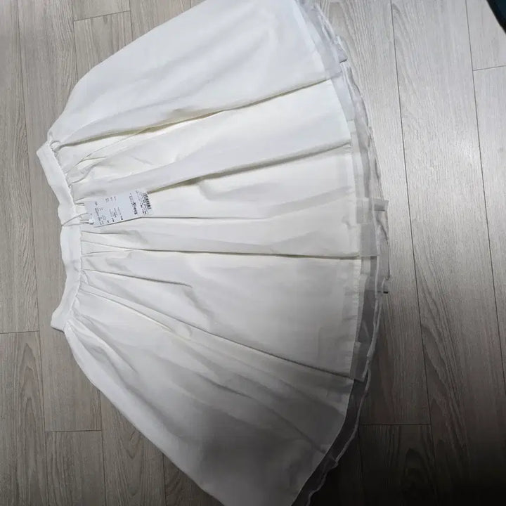 [BUNJANG] JILLSTUART Ivory Flare Midi Skirt / 새거 질스튜어트 미사용품 아이보리 플레어 미디 스커트