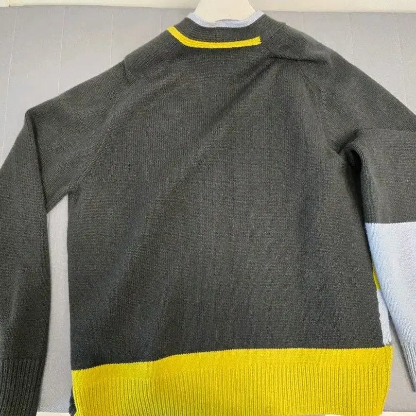 [BUNJANG] Hermès Tangram Stripe Cashmere Cardigan XXL / 에르메스 탕그람 캐시미어 가디건 2XL