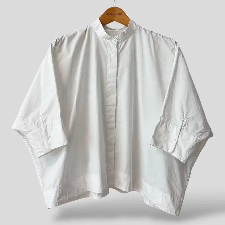 [BUNJANG] Uniqlo + J Supima Cotton Dolman 7-Sleeve Shirt / (여성S)유니클로+J 수피마코튼 돌먼 7부 슬리브 셔츠