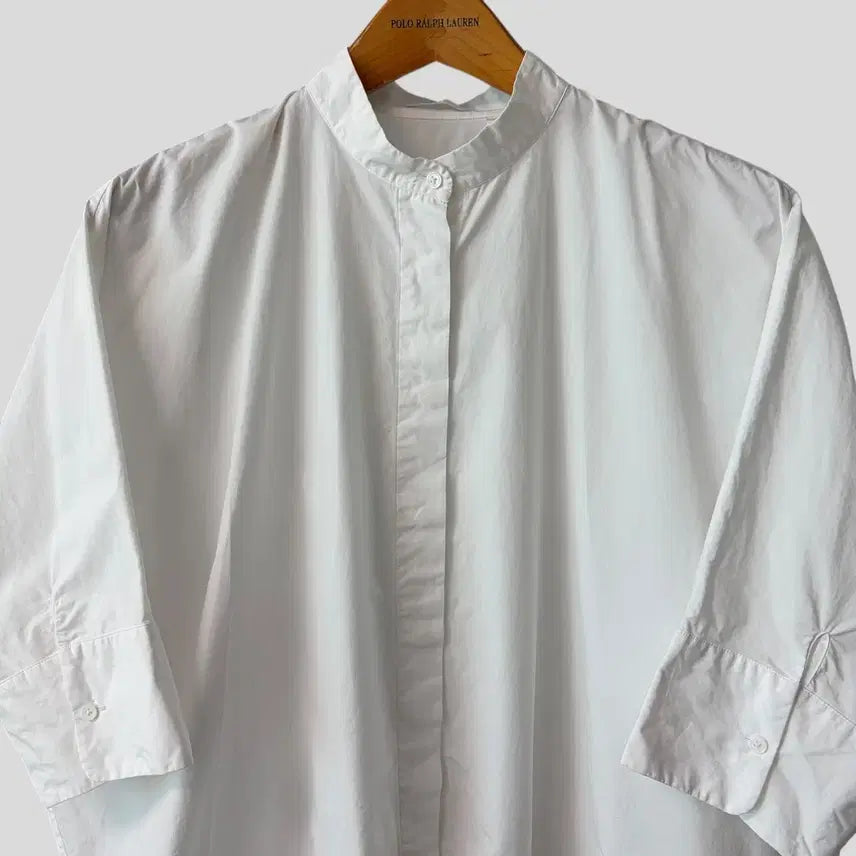 [BUNJANG] Uniqlo + J Supima Cotton Dolman 7-Sleeve Shirt / (여성S)유니클로+J 수피마코튼 돌먼 7부 슬리브 셔츠