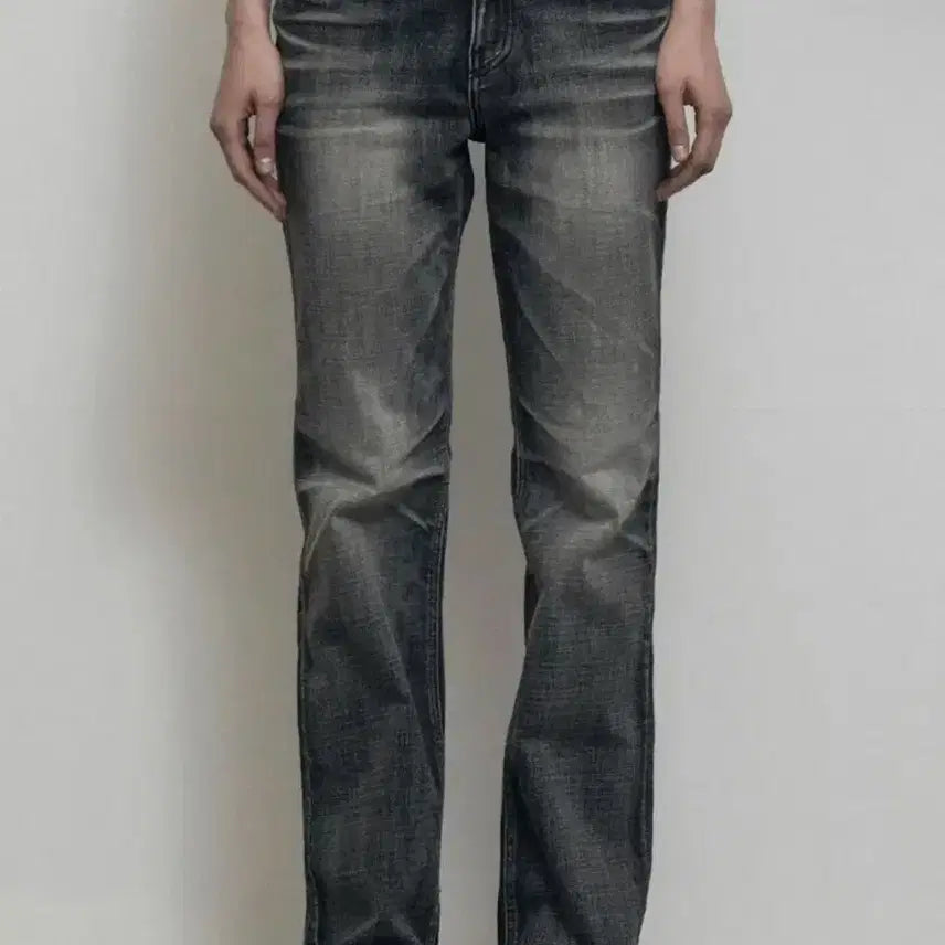 [BUNJANG] Bohemian Seoul CRUMPLED WASHING Denim Pants / 보헤미안서울 CRUMPLED WASHING DENIM PANTS 보헴서