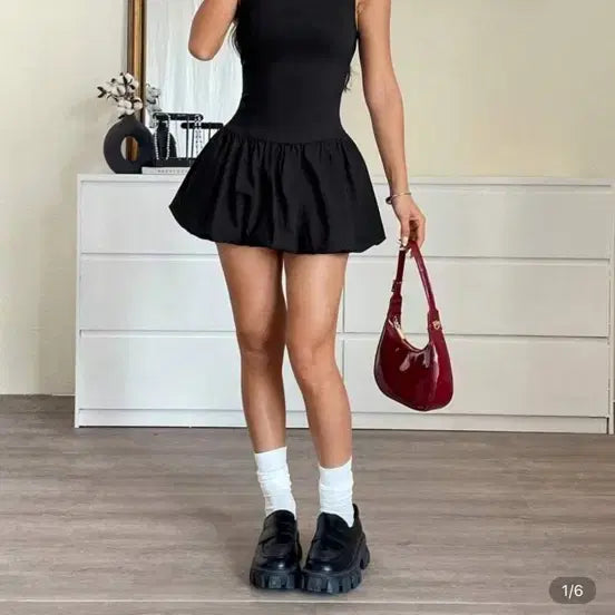 [BUNJANG] Ably Mini Flare Dress / 에이블리 미니원피스