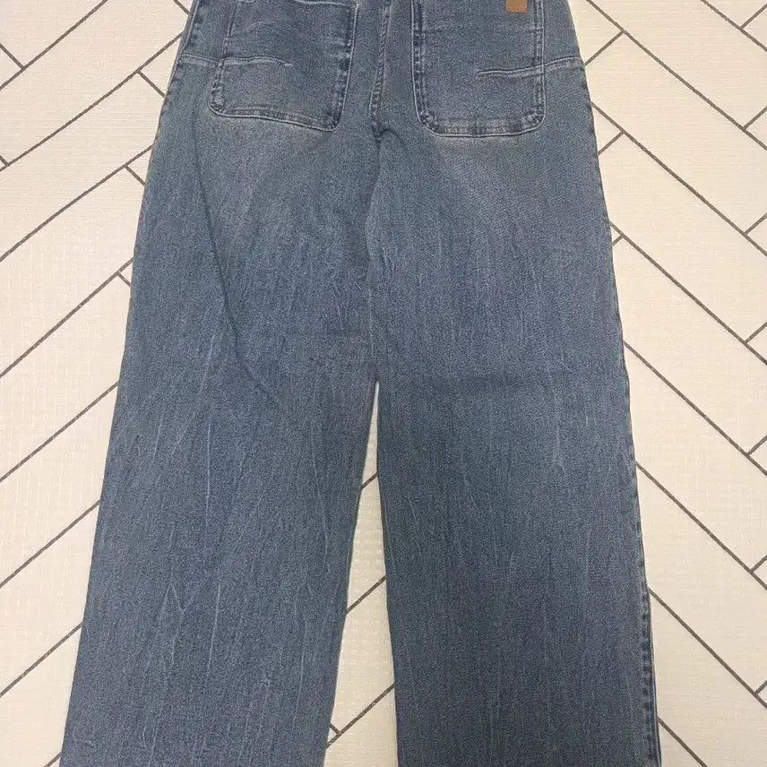 [BUNJANG] SJSJ Wide Mid-Blue Denim Pants / 한섬 SJSJ 와이드 중청 데님 팬츠  61 (44) 24년도