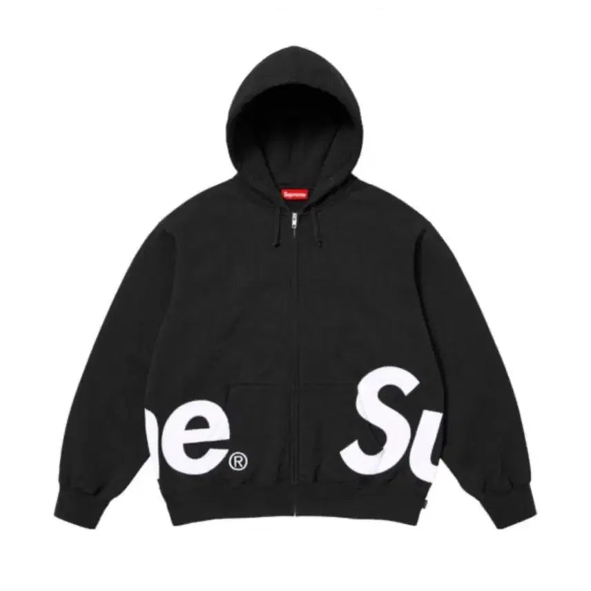 [BUNJANG] Supreme Big Logo Zip Up Hooded Sweatshirt / 슈프림 빅 로고 후드집업 Big Logo Zip Up Hooded Swe