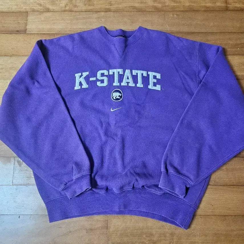 [BUNJANG] Nike K-STATE Sweatshirt Purple / 나이키 K-STATE 맨투맨 퍼플