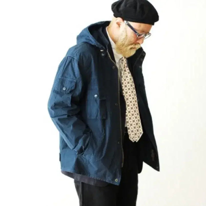 [BUNJANG] Barbour Engineered Garments Cowen Jacket Navy / 바버 엔지니어드 가먼츠 코웬 네이비