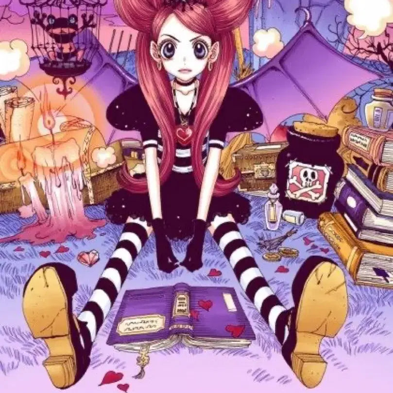 [BUNJANG] Sugar Sugar Rune Pink Striped Ribbon Black Top / 쇼콜라깔 Bye Bye 핑크 스트라이프 리본 블랙 탑 슈가슈가룬 갸루