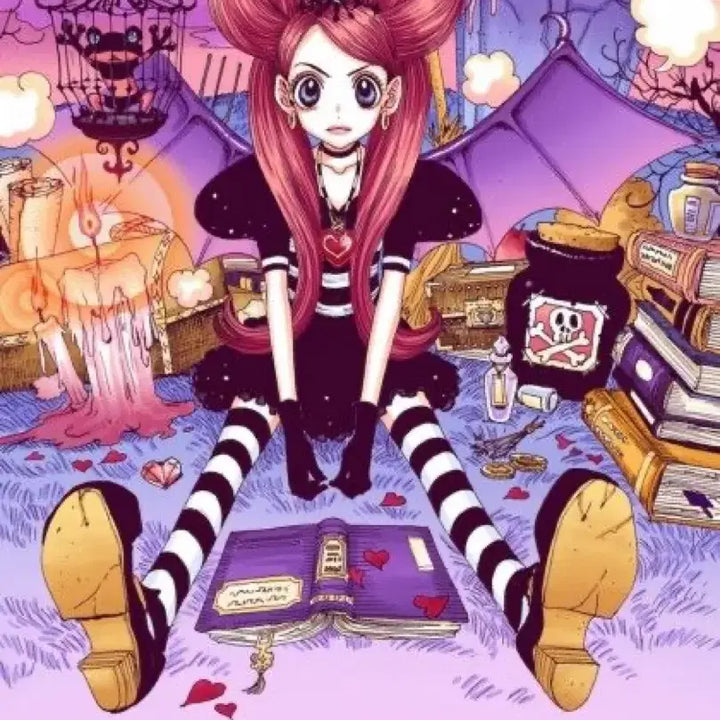 [BUNJANG] Sugar Sugar Rune Pink Striped Ribbon Black Top / 쇼콜라깔 Bye Bye 핑크 스트라이프 리본 블랙 탑 슈가슈가룬 갸루